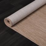 Washable 5x7 Beige Jute Area Rug