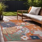 Beverly 5x7 Modern Tropical Outdoor Rug