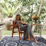 CAMILSON 5x7 Bohemian Medallion Indoor-Outdoor Rug