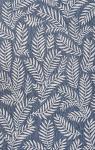 Palm Frond Indoor Outdoor Area Rug 3x5 Navy/Ivory