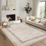 Modern Geometric 5x7 Washable Area Rug