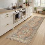 Lahome Vintage Washable Non-Slip Kitchen Runner Rug