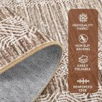 Modern Geometric 5x7 Washable Area Rug