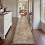 Lahome Vintage Washable Non-Slip Kitchen Runner Rug