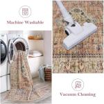 Lahome Vintage Washable Non-Slip Kitchen Runner Rug