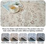 Beige Washable Runner Rug - 2x10 Vintage Style