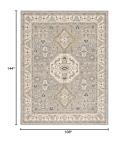 Aspen Collection Handmade Wool Area Rug - 9' x 12