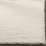 Ivory Handmade Wool Blend Area Rug 8x10