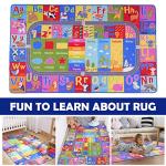 Kids ABC Alphabet Numbers Playroom Rug 3x5