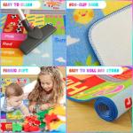 Kids ABC Alphabet Numbers Playroom Rug 3x5