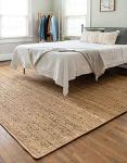 Reversible Hand Woven Jute Rug 6x9 Feet