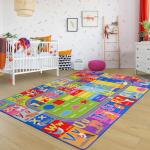 Kids ABC Alphabet Numbers Playroom Rug 3x5