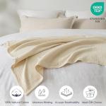 Cotton Muslin Throw Blanket – Lightweight & Breathable