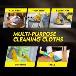 12-Pack Ultra Absorbent Microfiber Cleaning Cloths