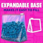 Eco-Friendly Sliding Storage Bags, 190 Liters