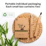 Eco-Friendly Bamboo Toothbrush Soft Bristles 10 Pack