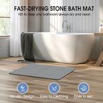 Diatomaceous Stone Bath Mat - Quick Dry & Non-Slip