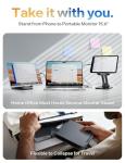 LISEN Tablet and Phone Support Stand for Desk