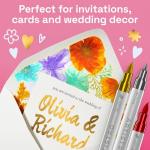 24 Dual Tip Metallic Acrylic Paint Pens