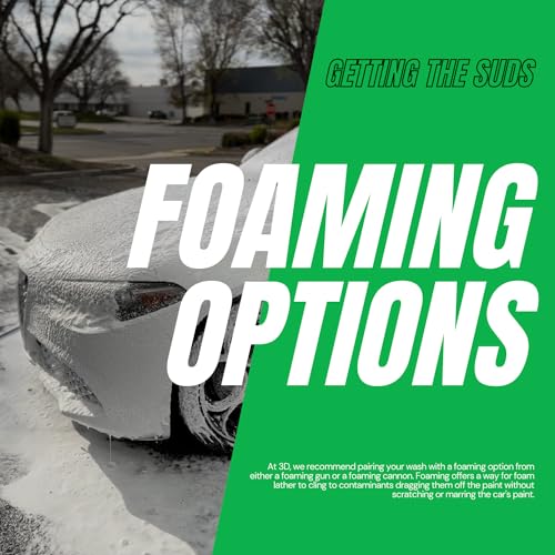 Pink 3D Car Wash Soap - pH Balanced, Scratch Free