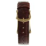 Peugeot Vintage Doctors Style Leather Watch in Gold