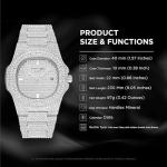 Gosasa Crystal Diamond Big Face Luxury Quartz Watch