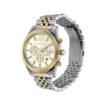 Michael Kors Lexington MK8344 Men's Silver Analog Watch