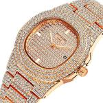 Gosasa Unisex Diamond Big Face Quartz Watch