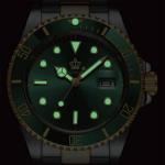 FANMIS Quartz Two-Tone Silver and Gold Watch