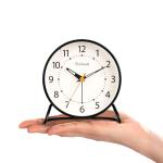 Tinload 4.5" Retro Silent Alarm Clock, Black