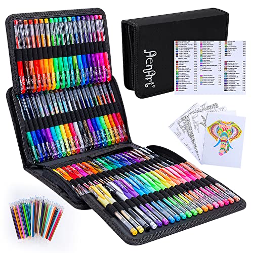 160-Pack Gel Pens for Adult Coloring Books