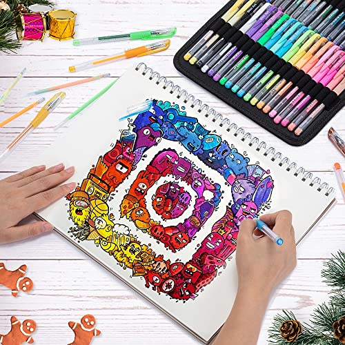 160-Pack Gel Pens for Adult Coloring Books