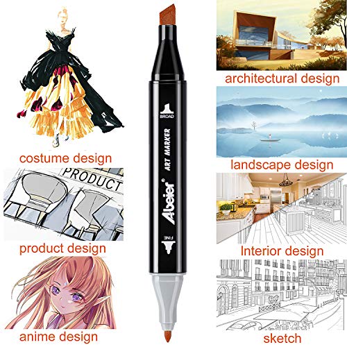 80+1 Dual Tip Alcohol Art Markers Set