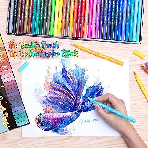 35 Double-Ended Markers for Adult Coloring