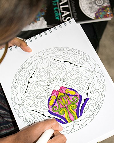 Thick Mandala Coloring Book for Adults