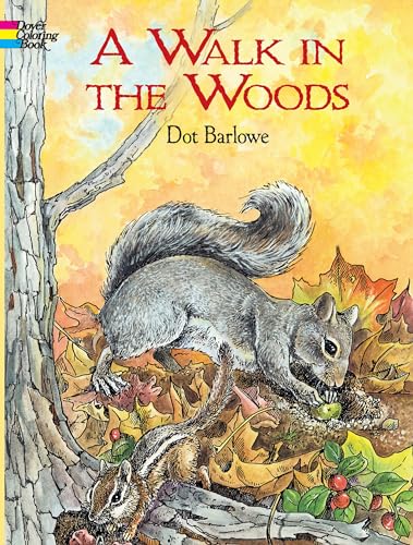 A Walk in the Woods Adult Coloring Book