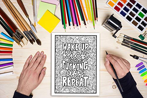 Mother F*cking Badass: Inspirational Adult Coloring Book