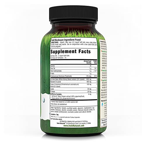 Irwin Naturals Carb Blocker - 150 Liquid Softgels