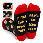 Zmart Funny Crew Socks for Beer Lovers
