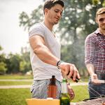 Leather Beer Holster for Outdoor Fun