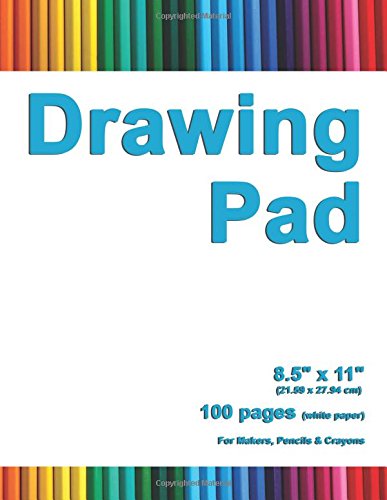 Personalized 8.5" x 11" Drawing Pad with Art Set