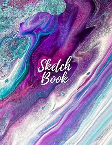 Artist Sketchbook with Blank Pages - 110 Pages