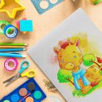 Emraw Kids Drawing Pads, 50 Sheets Each, 2-Pack