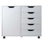 Winsome Halifax Storage Cabinet with Drawers, White