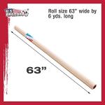 100% Cotton 63" x 6 Yard Canvas Roll