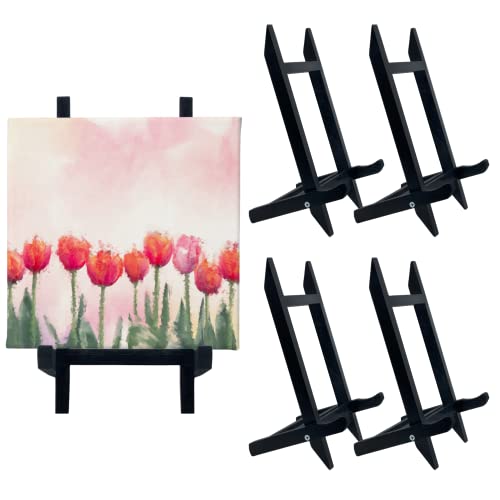 ILOT 9 Inch Black Tabletop Easel Stand Set
