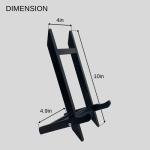 ILOT 9 Inch Black Tabletop Easel Stand Set