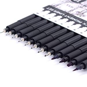 YISAN Waterproof Fineliner Set of 12 Pens