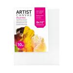 100% Cotton Stretched Canvas, 8" x 10", 10 Pack