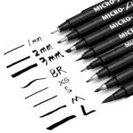 8-Piece Calligraphy Brush Marker Set